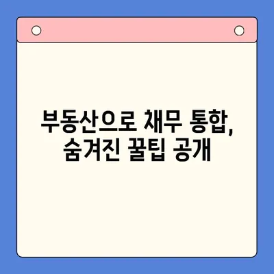 부동산 활용, 채무통합 대환대출 꿀팁| 나에게 맞는 옵션 찾기 | 부동산 담보 대출, 채무 재구성, 금리 인하