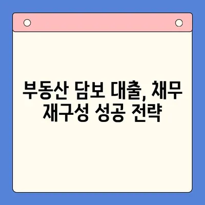 부동산 활용, 채무 통합 대환 대출 가능할까요? 조건 & 방법 총정리 | 부동산 담보 대출, 채무 재구성, 금리 인하