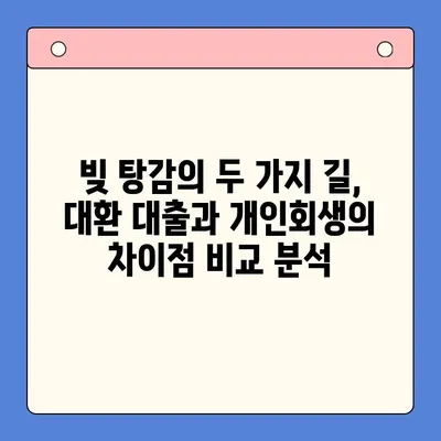 직장인 채무 탕감, 대환 대출 vs. 개인회생| 나에게 맞는 선택은? | 채무 통합, 신용 회복, 재정 상담, 부채 관리