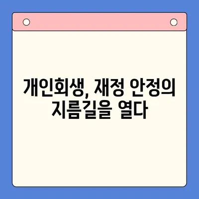 채무통합대환대출과 개인회생 병행, 재정 안정을 위한 최선의 선택 |  재정 어려움 극복, 신용 회복, 전문가 상담