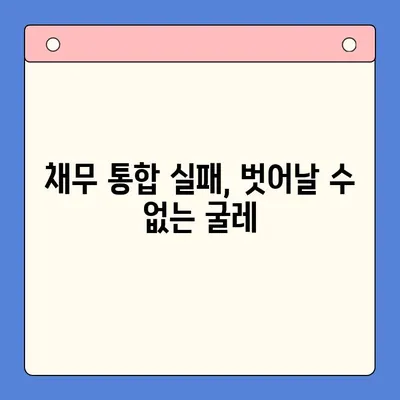 채무 통합 실패| 빚 지옥으로의 여정 | 벗어날 수 없는 악순환, 해결책은?