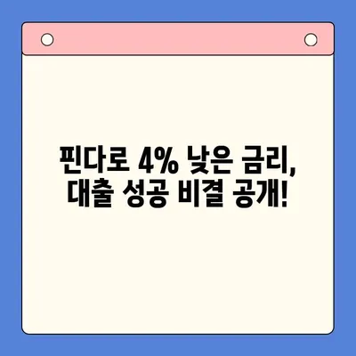 핀다 대출 후기| 금리 4% 낮춘 성공 사례 | 대출 비교, 금리 인하, 핀다 후기, 대출 성공 전략