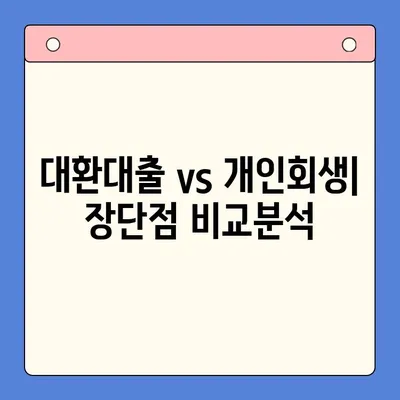 직장인 채무 해결, 대환대출 vs. 개인회생| 나에게 맞는 선택은? | 채무통합, 신용회복, 파산, 부채