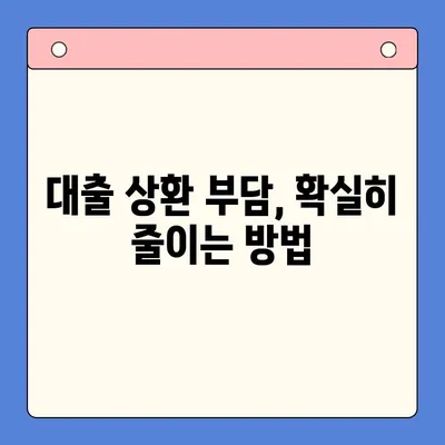 대환 대출 vs 통합 대출| 나에게 맞는 선택은? | 상환 부담 줄이는 최적의 방법 비교