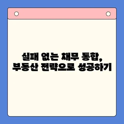 부동산 활용, 채무 통합 전략| 효율적인 방법 & 성공 사례 | 부채 관리, 재테크, 부동산 투자