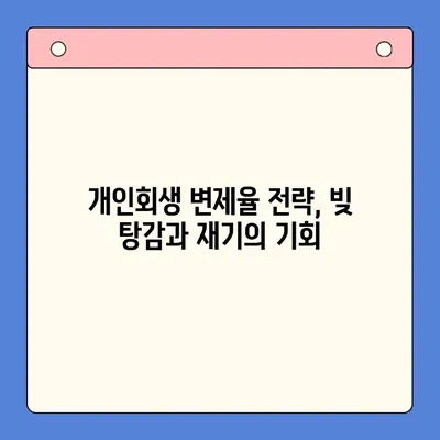 직장인 채무통합대환대출 개선| 개인회생 변제율 활용 전략 | 채무 해결, 금리 부담 완화, 재무 상황 개선