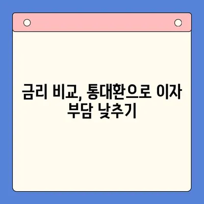 직장인 채무통합대환대출, 통대환 갈아타기 조건 완벽 정리 | 신용등급, 금리 비교, 성공 전략