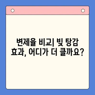 직장인 빚 탕감, 채무통합대환대출 vs 개인회생| 변제율 및 혜택 비교 분석 | 빚 탕감, 채무 해결, 재무 상담