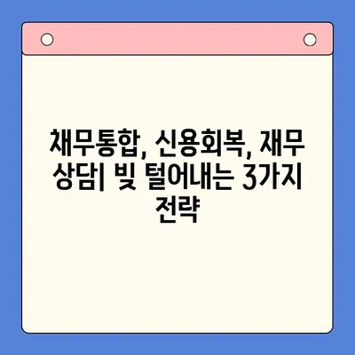 직장인 채무 해결, 대환대출 vs 개인회생| 나에게 맞는 선택은? | 채무통합, 신용회복, 재무 상담