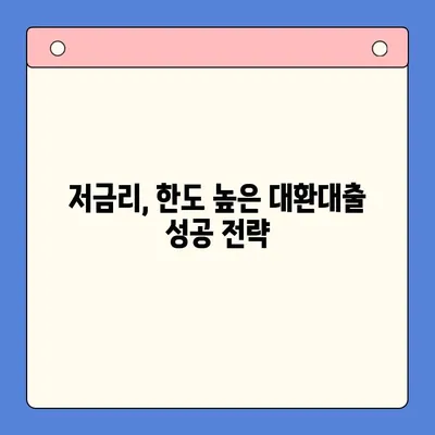 직장인 채무통합대환대출 갈아타기, 유리한 조건 찾는 방법 |  저금리, 한도, 성공 전략