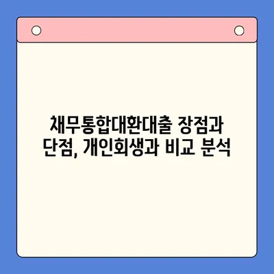 직장인 채무통합대환대출| 개인회생과 비교 분석 | 장단점, 신청 자격, 성공 전략